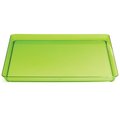 Trendware Trendware 173431 11.5 In. Translucent Green Square Tray - Case of 6 173431